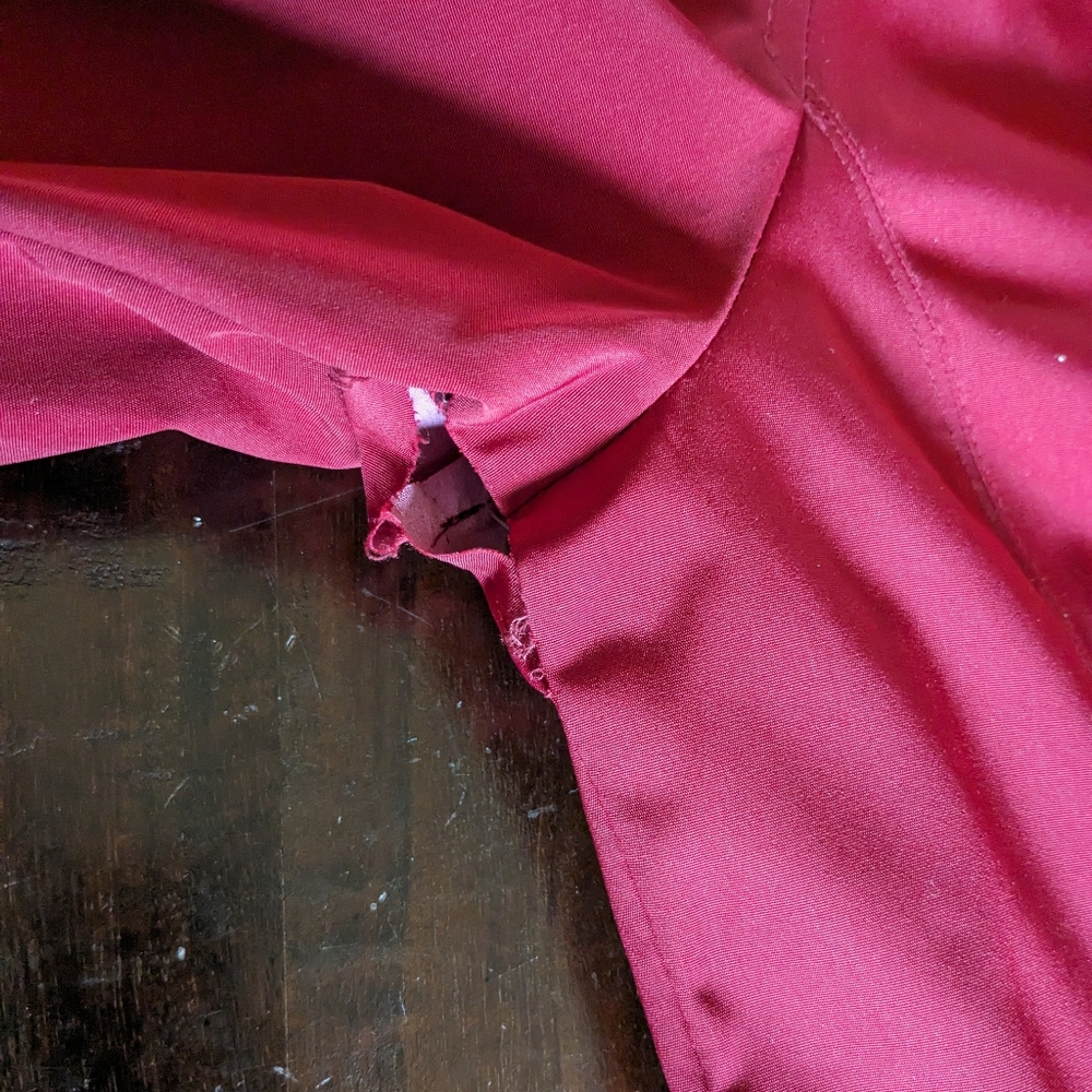 London Fog Raspberry Raincoat - Picture 6 of 6